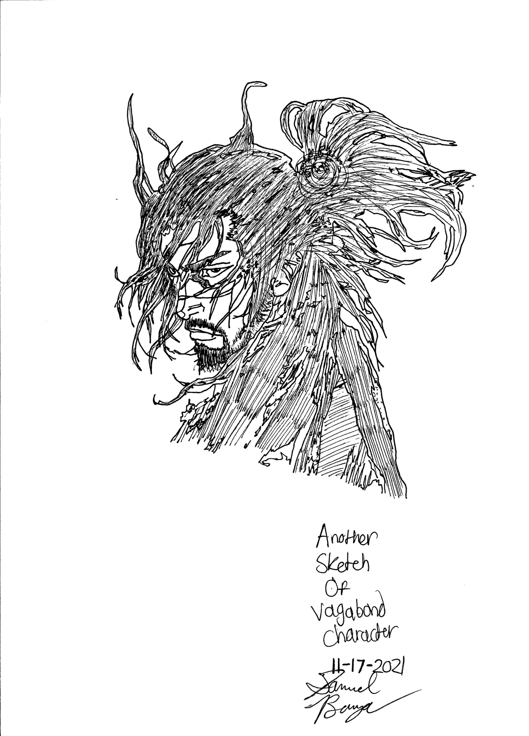 Another Sketch Of Vagabond Character (12-01-2021)