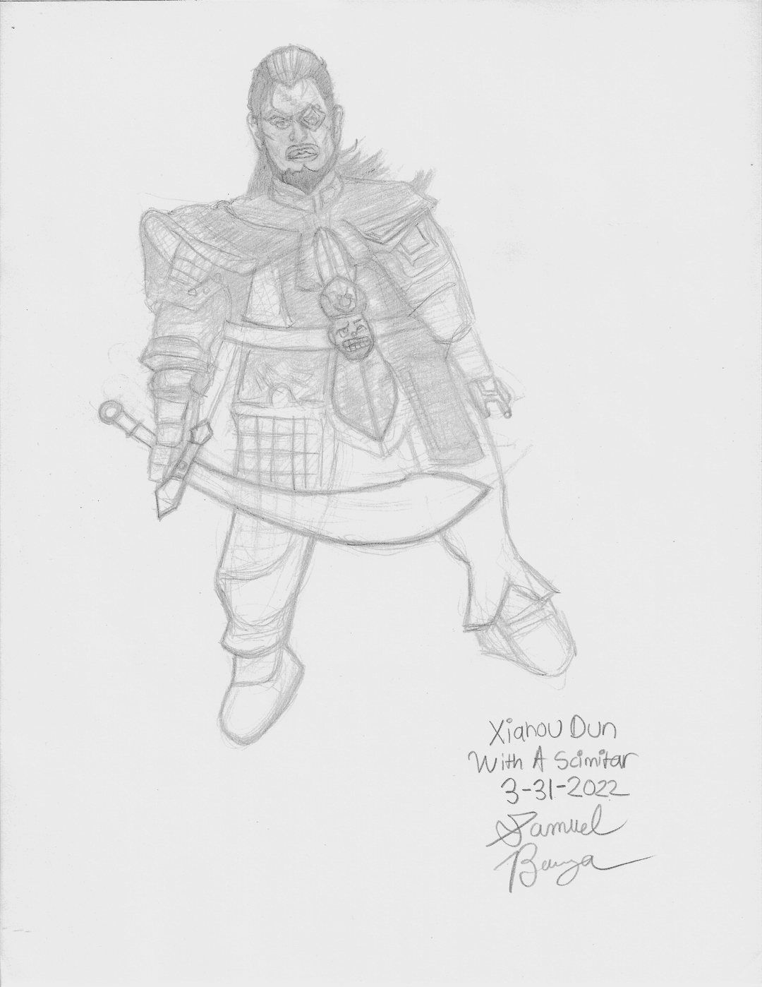 Xiahou Dun With A Scimitar (03-31-2022)