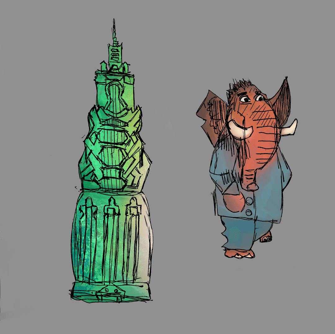 Zootopia Elephant (01-03-2022, Illustration)