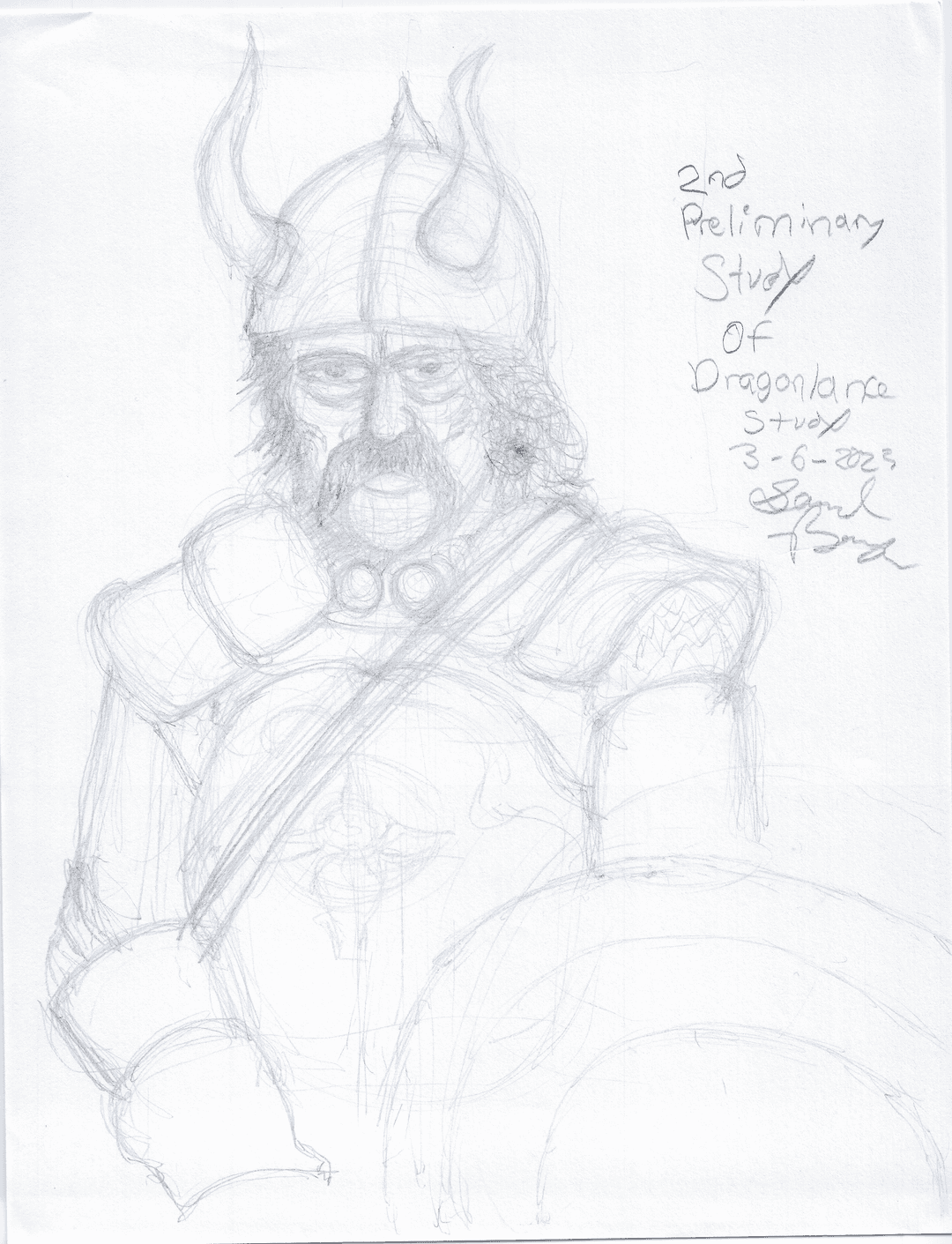 2nd Preliminary Study Of Dragonlance Study (03-06-2023)