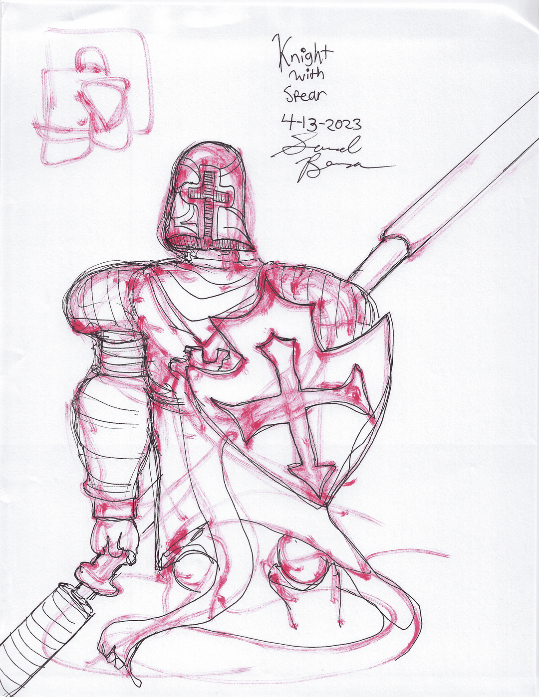 Knight With Spear (04-13-2023)